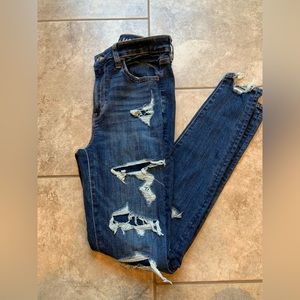 American Eagle next level stretch super hi-rise begging size 6 regular